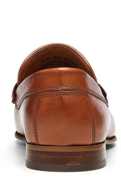 Shop Donald Pliner Leather Bit Loafer In Whiskey