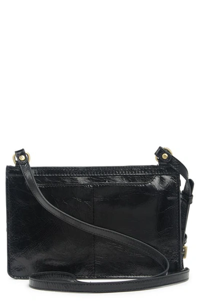 Shop Hobo Evoke Leather Crossbody Bag In Black