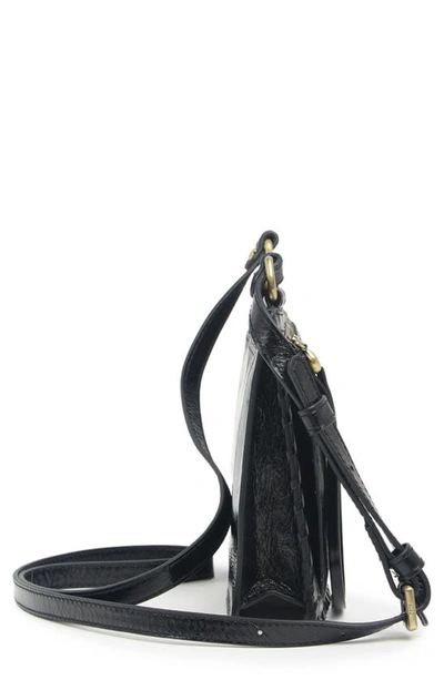 Shop Hobo Evoke Leather Crossbody Bag In Black