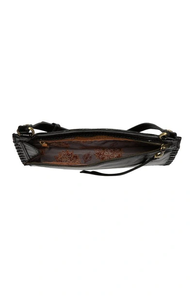 Shop Hobo Evoke Leather Crossbody Bag In Black