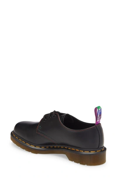 Shop Dr. Martens' 1461 Pride Derby In Black Leather