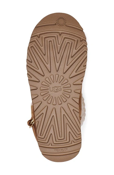 Ugg Classic Solene Mini Ankle Boots In Chestnut/ Oatmeal Suede