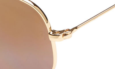 Shop Ray Ban Tech 59mm Polarized Sunglasses In Gold/ Purple