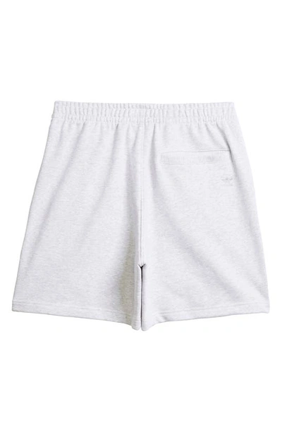 Shop Adidas Originals X Pharrell Williams Unisex Sweat Shorts In Lgreyh