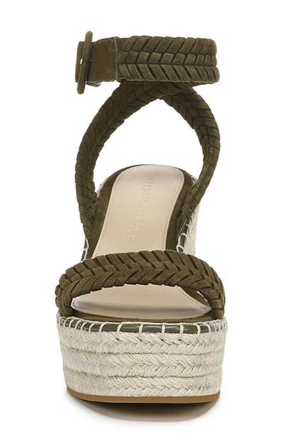 Shop Veronica Beard Rilla Espadrille Wedge Sandal In Military