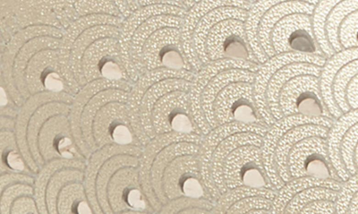 Shop Ilse Jacobsen Tulip 139 Perforated Slip-on Sneaker In Platin Fabric