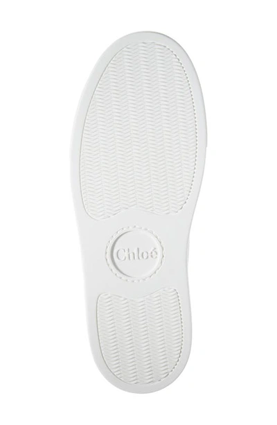 Shop Chloé Lauren High Top Platform Sneaker In White