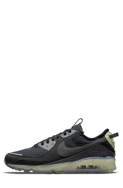 Shop Nike Air Max Terrascape 90 Sneaker In Black/ Grey-lime