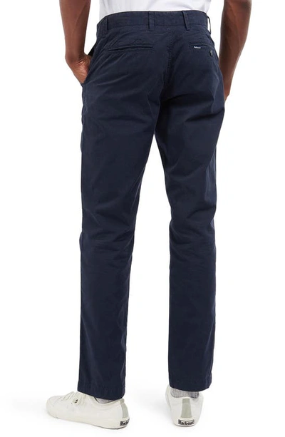 Shop Barbour Glendale Chino Pants In Navy