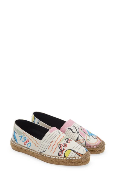 Shop Saint Laurent Signature Espadrille In Multicolor