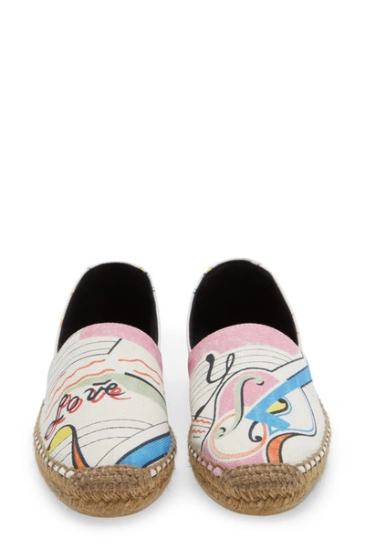 Shop Saint Laurent Signature Espadrille In Multicolor