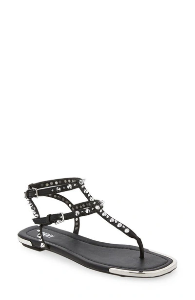 Dkny Hadi Spiked Leather Sandals In Multi | ModeSens