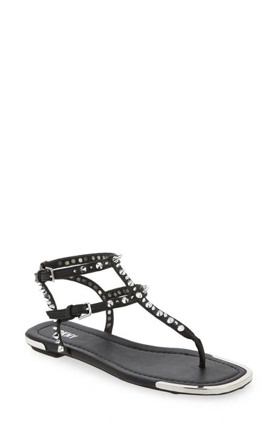 Shop Dkny Hadi Ankle Strap Sandal In Black