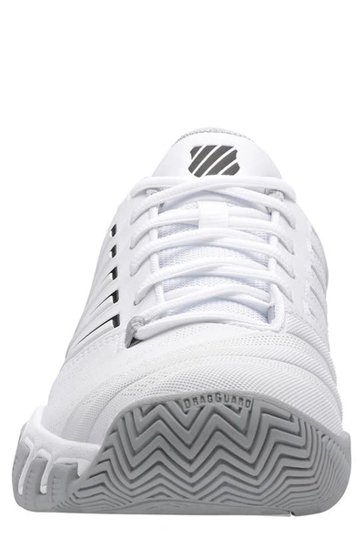 Shop K-swiss Bigshot Light 4 Tennis Shoe In White/ High-rise/ Black