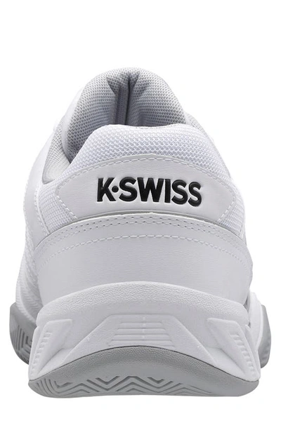 Shop K-swiss Bigshot Light 4 Tennis Shoe In White/ High-rise/ Black