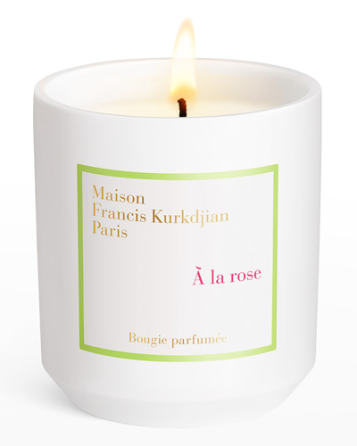 Shop Maison Francis Kurkdjian A La Rose Candle, 9.87 Oz.