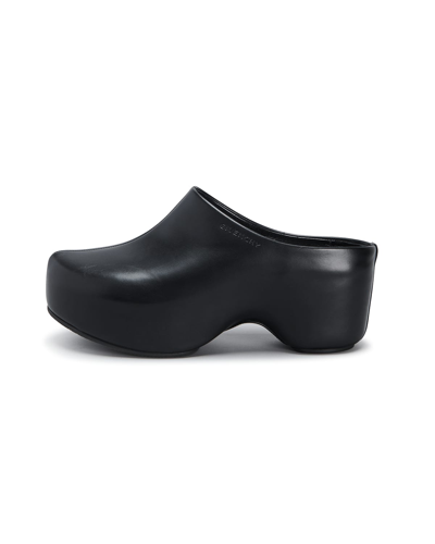 Shop Givenchy G Lambskin Mule Clogs In Black