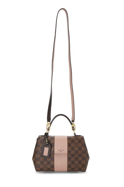 Pre-owned Louis Vuitton Pink Damier Ebene Bond Street Bb