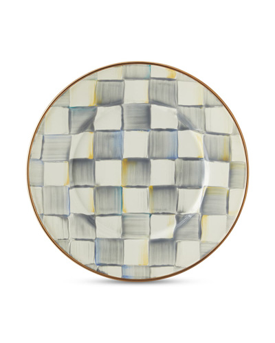 Mackenzie-childs Sterling Check Salad Plate