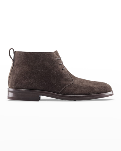 Shop Koio Men's Lucca Suede Chukka Boots In Root