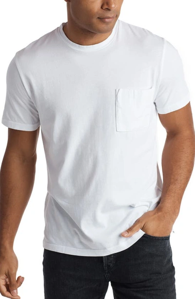 Shop Rowan Asher Cotton Pocket T-shirt In White