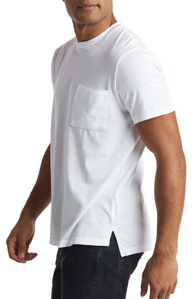 Shop Rowan Asher Cotton Pocket T-shirt In White