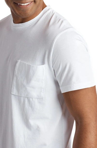 Shop Rowan Asher Cotton Pocket T-shirt In White