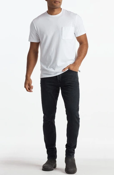 Shop Rowan Asher Cotton Pocket T-shirt In White