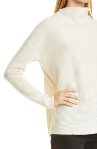 Shop Nordstrom Signature Cashmere Mock Neck Sweater In Ivory Soft