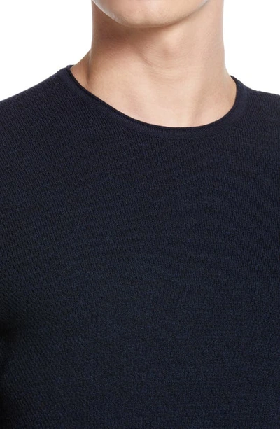Shop Rag & Bone Collin Merino Wool Sweater In Dark Navy