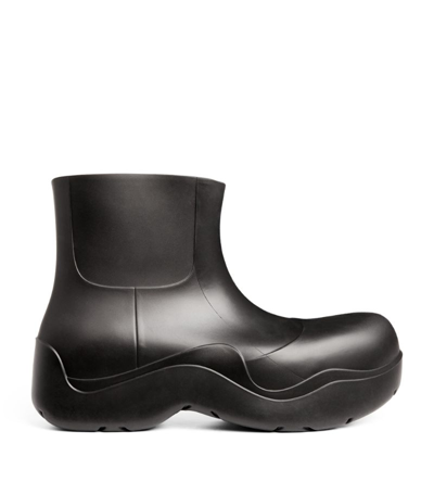 Shop Bottega Veneta Puddle Boots In Black
