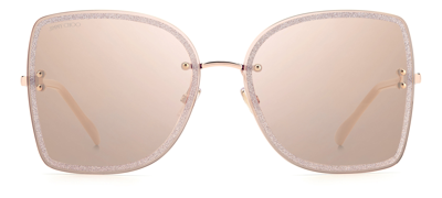 Shop Jimmy Choo Leti/s 2s 0fib Butterfly Sunglasses In Pink