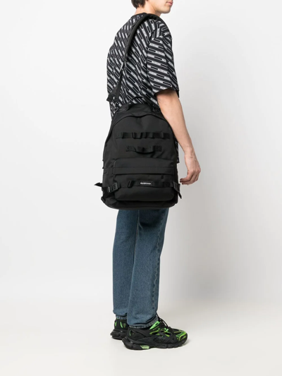 Shop Balenciaga Medium Army Multi-carry Backpack In Schwarz
