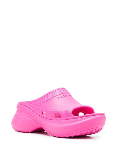 X CROCS™ 厚底拖鞋式凉鞋