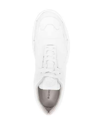 Rombaut White Boccaccio Ii Low-top Sneakers In Weiss
