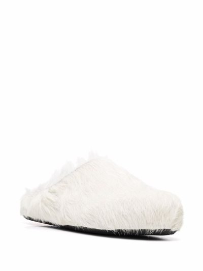 Marni Sabot Slippers In White