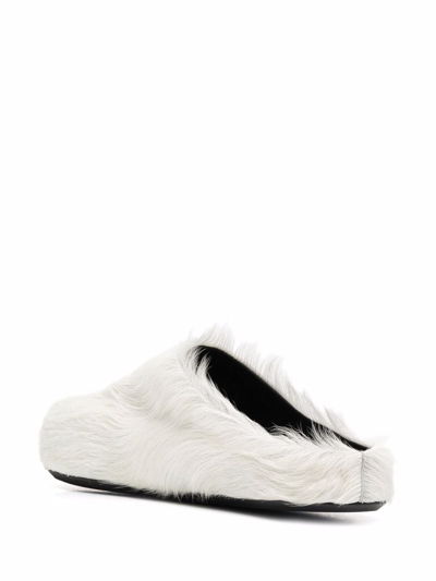 Marni Sabot Slippers In White