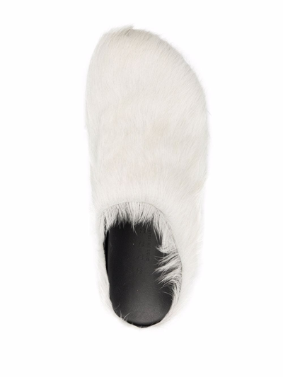 Marni Sabot Slippers In White