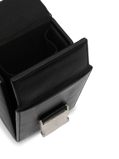 Heliot Emil Buckle-detail Crossbody Bag In Black