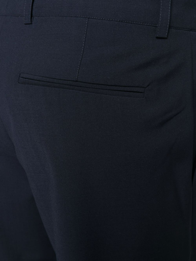 Shop Drôle De Monsieur Knee-length Tailored Shorts In Blau