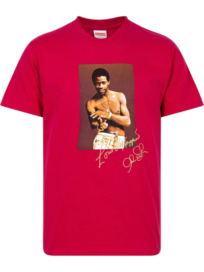 Shop Supreme Al Green Photograph-print T-shirt In Red