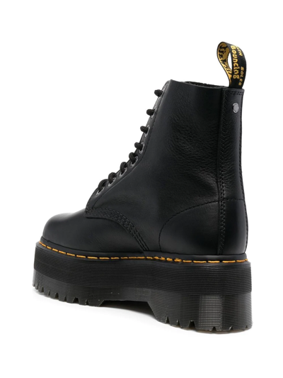 Shop Dr. Martens' 1460 Pascal Max Platform Boots In Schwarz