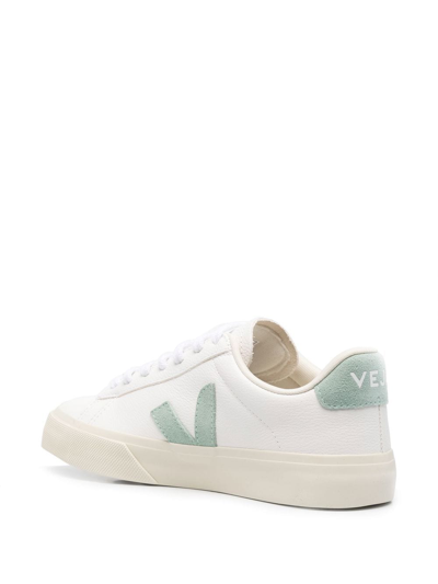 Shop Veja Campo Chromefree Low-top Sneakers In Weiss