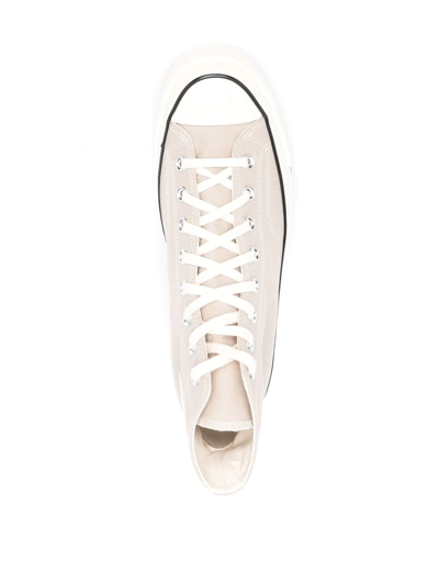 Shop Converse Chuck 70 Premium High Top Sneakers In Nude