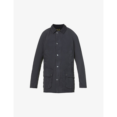 Shop Barbour Ashby Relaxed-fit Cotton Jacket In Navy