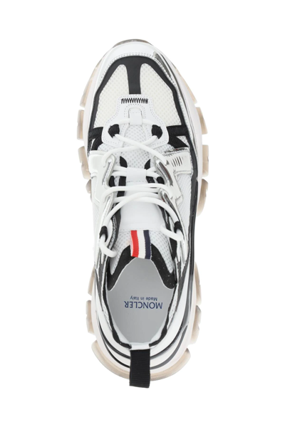 Shop Moncler Leave No Trace Sneakers In White,black