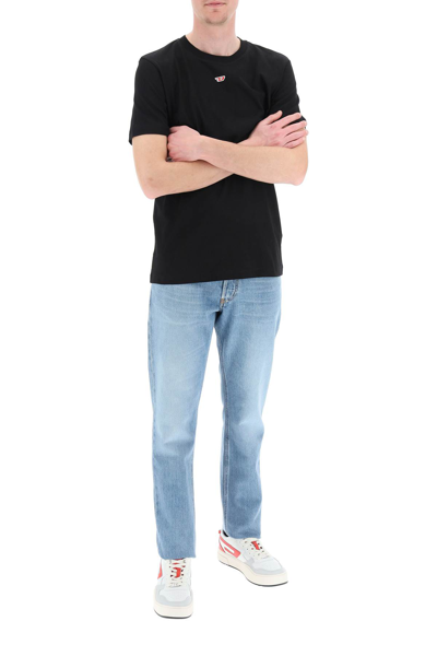 Diesel T-boxt-d Cotton Tee In Black