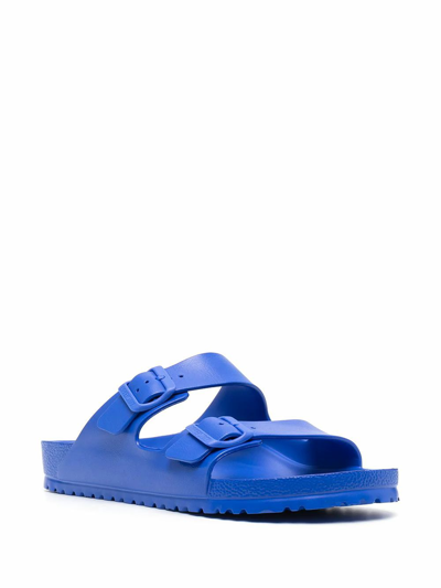 Shop Birkenstock Men's Blue Rubber Sandals