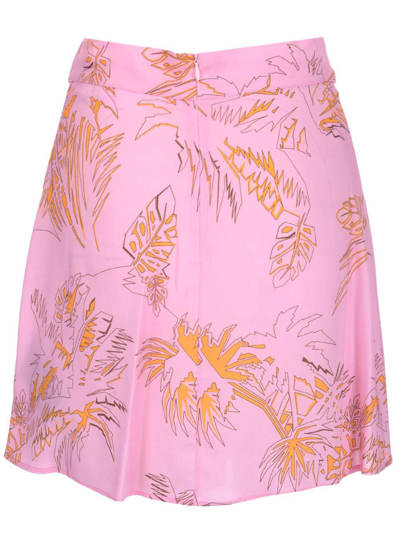 Shop Palm Angels Women's Pink Other Materials Skirt