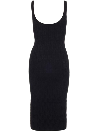 Shop Fendi Women's Black Other Materials Dress